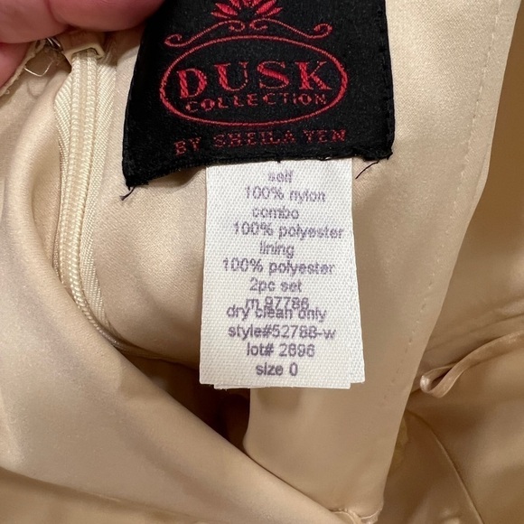 Norstdom DuSK Cream strapless dress - Picture 9 of 9